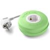 FAMATEL - Roller | Arrotolabile con 1 presa | 2 metri | Con materiale siliconico | Protezione per bambini | Con elevata flessibilità e resistenza | Verde