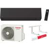 Toshiba Climatizzatore Toshiba Shorai Edge Black WI-FI monosplit 13000 btu + STAFFA FISCHER 420 OMAGGIO