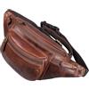 STILORD 'Eliah' Marsupio in pelle vintage da uomo Borsa a tracolla Borsello Zainetto monospalla con Tasche Cerniera Resistente per Sport Jogging Festival Montagna, Colore:florida - marrone