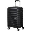 American Tourister Flashline - Spinner S Slim, Handgeck, 55 cm, 34 L, Black (Shadow Black)