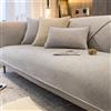 Gluhbirnen Copridivano per seduta, coperta per divano, antiscivolo, rivestimento proteggi-divano, grigio cielo, 90 x 90 cm