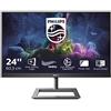 Philips 242E1GAJ Monitor Gaming 24, 144 hz, 1ms, AMD Freesync Premium, Full HD, HDMI, Display Port, Casse Audio Integrate, Protezione Occhi, 350cd/m2, Mega Infinity Contrast, Vesa