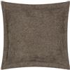 Yard Fodera per cuscino in ciniglia Dune - Talpa - 50x50 cm