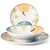 H&H Autumn Servizio Tavola, 18 Piatti, Stoneware, Autunno
