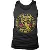 Cobra Kai Licenza Ufficiale Round Patch Canottiera Vest (Nero), Small