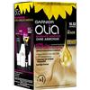 Garnier Olia, colorante permanente per capelli senza ammoniaca, colorante per capelli 100% capelli grigi, The Golds, 10,32 oro platino (biondo), 3 pezzi