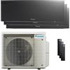 Daikin Condizionatore Daikin Emura 3 trial split 9000+12000+18000 BTU inverter A+ wifi unità esterna 7.8 kW Nero codice prodotto 5MXM90A/FTXJ25AB_1/FTXJ35AB_1/FTXJ50AB_1