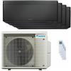 Daikin Condizionatore Daikin Stylish Total Black quadri split 7000+7000+9000+18000 BTU inverter A++ wifi unità esterna 7.4 kW codice prodotto 4MXM80A/FTXA20CB_2/FTXA25CB_1/FTXA50CB_1