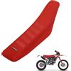 BIUGERCN Coprisedile per moto da cross, in gomma, universale, per FANTIC XMF 125 XX XXF XE XEF 50cc 125cc 250cc 450cc, 2T 4T motocross enduro motard rally rosso