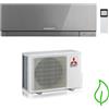 MITSUBISHI Kirigamine Zen condizionatore monosplit 12000 btu argento wifi codice prod: MSZ-EF35VGKS MUZ-EF35VG