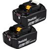 Makita Bundle Batterie LXT® BL1860B 2×6,0 Ah (197422-4) **Spedizione immediata**