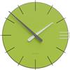 CalleaDesign - Orologio da Parete moderno Mike 42x42 - Orologio da Parete design in legno, orologio a muro per cucina o soggiorno [Verde Mela]