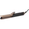 BaByliss C115E Lusting Smooth Curls, Ferro Arricciacapelli da 38mm con Piastre Riscaldanti in Ceramica, 4 temperature e rilascio di aria fredda, Nero