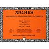Arches Blocco Per Acquerello Incollato 4 Lati (20 Fogli) - Grana Torchon - 300 G/Mq - 26 X 36 cm
