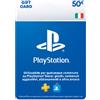 Sony PlayStation Live Card Dual EUR50/IT Videogioco Cartolina