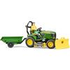BRUDER John Deere Trattore Tosaerba Con Rimorchio E Giardiniere Giocattolo - Bruder 62104 - REGISTRATI! SCOPRI ALTRE PROMO