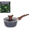 KASANOVA Casseruola un manico 16 cm con coperchio ottanio New Ceramic