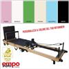 EMPOTEC Reformer macchina Pilates PERSONALIZZA IL TUO COLORE ! Professionale alta qualita' legno d acero pieghevole Empotec LUXURY SUPERIOR CON 5 MOLLE TEDESCHE + jump board + box riconoscimento certificazione eu UDEM-garanzia 2 anni italia