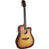 Strumentimusicalitop Chitarra Acustica Sunburst Cutaway da 41" OFFERTA - Spedizione da Italia