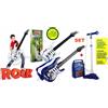 StrMy Toys chitarra elettrica giocattolo per bambini CON ASTA KARAOKE e E MICROFONO