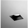 Tecnico by Sforzin ELIS faretto da Incasso 1 Luce Raso Nero Fondo Nero ttacco GU10