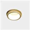 Tecnico by Sforzin RHODIA faretto da Incasso Cob 1 Luce ottone a LED 7W 3000K 614lm on/off d.10cm