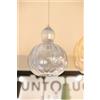 Punto Luce Store Sospensione 1 luce piccola in vetro artiginale azzurra