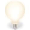 Velamp lampadina LED a filamento diffusore Opal - Forma a Globo (G125) - Attacco a vite grande (E27) - Potenza 18W Equivalenti 150W - Luminosità 2500ln - Temperatura colore 4000K (luce naturale)