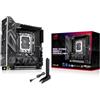 ASUS ROG Strix B860-I Gaming WiFi, Scheda Madre Intel Mini-ITX, 10+1+2+1 Fasi di Alimentazione, Slot DDR5, PCIe 5.0, Adatta per PC AI-Advanced, 2 Slot M.2, WiFi 7, AI Advisor, AI Networking II, Nera