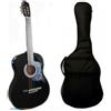 Chitarra Classica 4/4 Elettrificata Nera Amplificata 5B+Tuner integrato