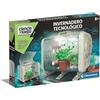 Clementoni - Serra tecnologica - Kit botanico per bambini - Sperimenta con il giardinaggio e la scienza - Controllo della temperatura Umidità e della luce - Display LCD - A partire da 8 anni - 55562