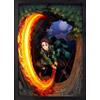 GOODSMILE FR action figure good smile demon slayer tanjiro hinokami kagura, 36 cm diorama