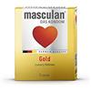 Masculan Preservativi color oro alla vaniglia di qualità superiore - Masculin, Pezzi 3 pezzi