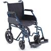 SEDIA A ROTELLE DA TRANSITO PIEGHEVOLE - Moretti mod. Go! - Blu - Dim: 43cm