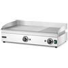 Fry Top da banco elettrico - Piano Cottura 2/3 LISCIO e 1/3 RIGATO - Kw. 3.5