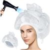Hpbaggy Net Plopping Cap, cuffia a rete per capelli ricci, Net Plopping Cap per capelli ricci, Reti per Capelli Riutilizzabili Donna, Cuffia Net Plopping per Asciugare i Capelli Ricci con Coulisse