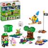 LEGO Super Mario Avventure Luigi Interattivo, Giocattolo con 4 Personaggi Nintendo da Collezione tra cui Baby Yoshi Rosa, Giochi per Bambini e Bambine da 6 Anni, Regalo di Compleanno 71440