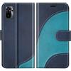 BoxTii Cover per Xiaomi Redmi Note 10 4G / Redmi Note 10S, Custodia in PU Pelle Portafoglio per Xiaomi Redmi Note 10 4G / Redmi Note 10S, Magnetica Cover a Libro con Slot per Schede, Blu
