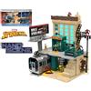 Jada Toys nano scene daily bugle action figure con 10 personaggi Marvel