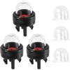 Gosknor 6pz 188-512-1 Pompe di Innesco e Pompa di Innesco Sostituzione, per Piccoli Motori Poulan Echo Motosega Ryobi Homelite Bolens, Pompetta di Adescamento per Poulan Craftsman Walbro (Trasparente)