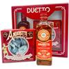 Lazzaroni Duetto, Amaretto Lazzaroni 1851 Liquore Amaretto 70 cl 24°, Biscotti Amaretti di Saronno 50 g, Confezione Regalo, Antica Ricetta, Infusione Amaretti del Chiostro di Saronno