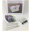 SOLOSHOPITALIA KIT CARTUCCE RICARICABILI CARTUCCIA 1631-1632-1633-1634 TIPO 16XL AUTO RESET DIGITALI NUOVE PIENE DI PRONTO USO ORIGINALI INKJET PER EPSON WORKFORCE WF2010, WF2510, WF2510WF, WF2520NF, WF2520, WF2530WF, WF2540WF, WF2630, WF2630WF, WF2650, W