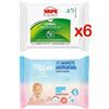 Vape Derm Herbal Salviette antipuntura 6 confezioni da 15 salviette più 1 confezione ZIGZAG Pelli Sensibili salviette antipuntura