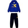 Diadora JU.TRACKSUIT HD FZ CHROMIA TUTA FELPA COMPLETO BAMBINI SPORT 102.178714 Taglia XL Colore principale SODALITE BLUE