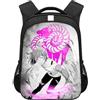 Xinchangda Seven Deadly Sins Zaino Meliodas Anime Zaino per la scuola 3D King Ban Casual Zaino da viaggio in tela per ragazzi e ragazze, Melascula, 44*30.5*16CM