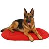 Flamingo Cuscino Firenze Sottile Ovale Rosso 97x61x3cm