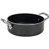 Pentole Agnelli ALSA2106SS32 Casseruola Bassa Antiaderente Spessore 5 Millimetri con Due Maniglie Inox, Diametro 32 cm