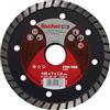 Fischer FCD-TES 125x1,9 DIA Disco da Taglio Diamantato Corona Turbo per Taglio Ultra Veloce Pietra Naturale e Materiali Duri, per Smerigliatrice Angolare, 1 pz