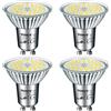 WSMCN GU10 10W Lampadine LED, Luce bianca fredda 6000K può sostituire la lampadina alogena PAR16 da 140W, AC230V 1050lm, 120° Angolo del Fascio, Illuminazione Lunga durata lampada faretti LED, 4 pezzi