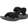 Clarks Mira bay, Sandalo Donna, Nero, 35.5 EU